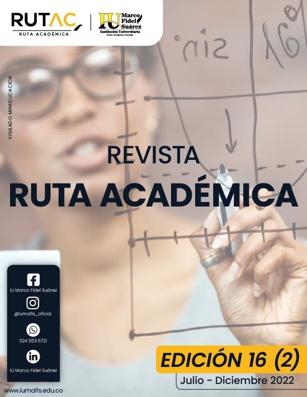 					Ver Vol. 16 Núm. 2 (2022): Revista Ruta Académica (IUMAFIS) - Edición - Julio- Diciembre 2022
				